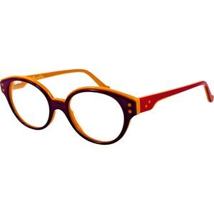 Tete A Lunettes 20+14=34 Girls Eyeglass Frame 1022 Purple Orange